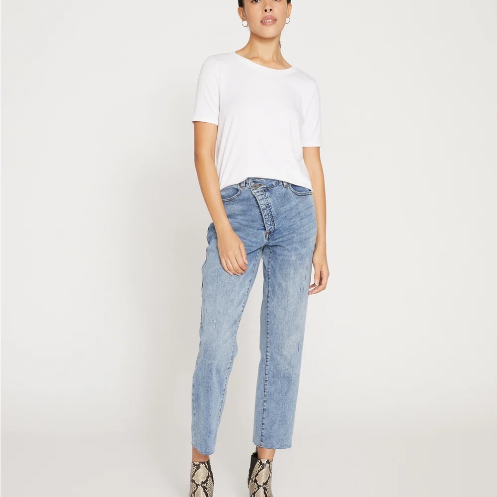 Universal Standard Katie High Rise Crossover Jeans 12